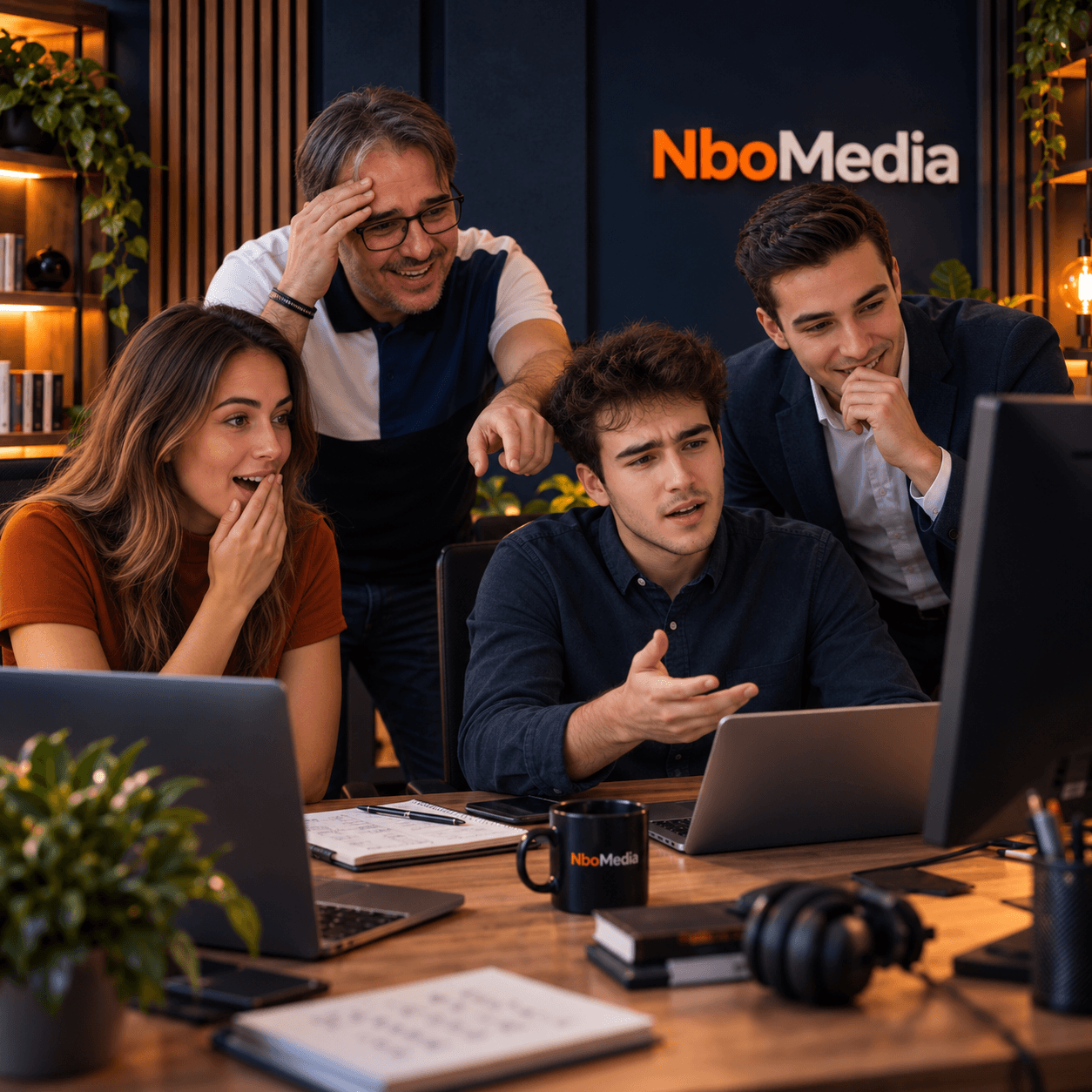 Közös meglepetés az NboMedia stúdióban